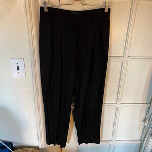 Black A.P.C. pleated trousers